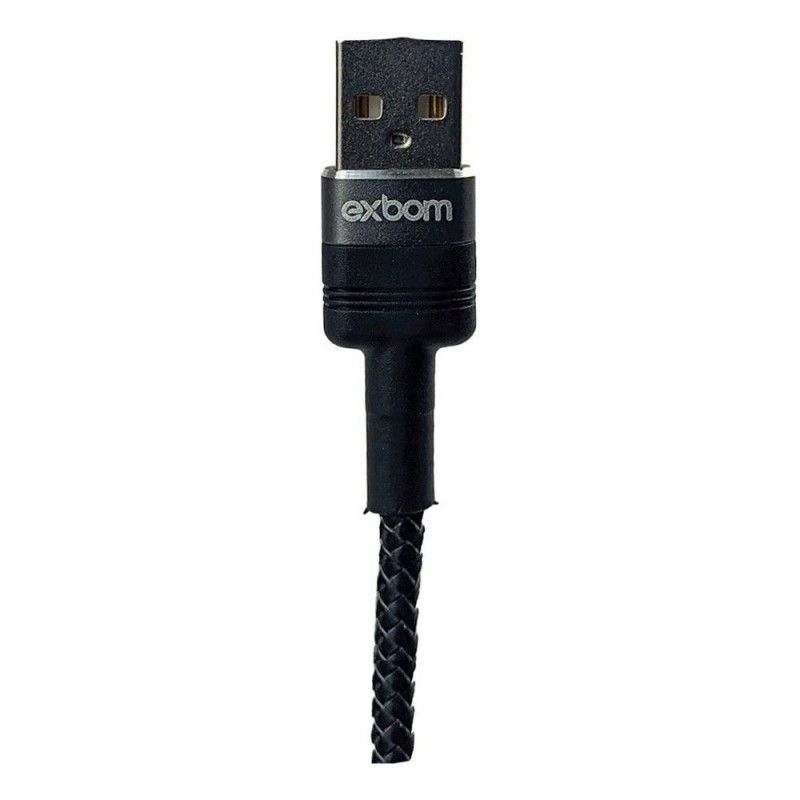 CABO CARREGADOR IPHONE 8 PINOS EXBOM - REF. CBX-U2C15IP - 1 UNIDADE