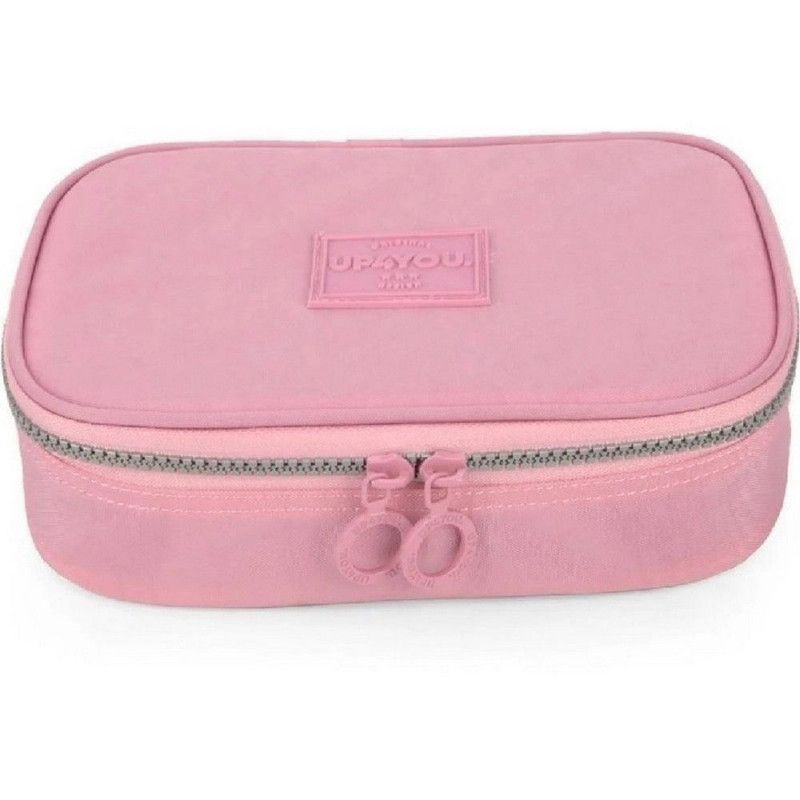 ESTOJO BOX UP4YOU LUXCEL - REF. ET40769UP-ROSA CLARO - 1 UNIDADE