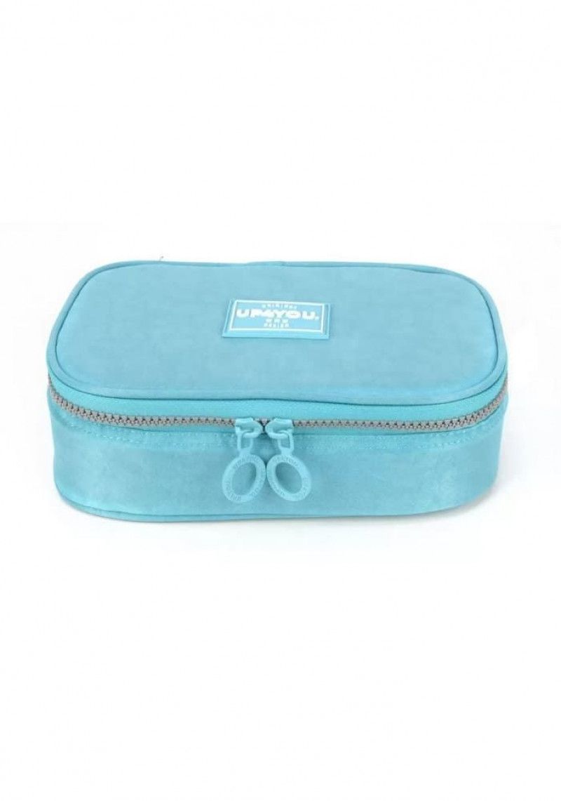 ESTOJO BOX CLINKLE AZUL TURQUEZA LUXCEL - REF. ET40769UP-TQ - 1 UNIDADE