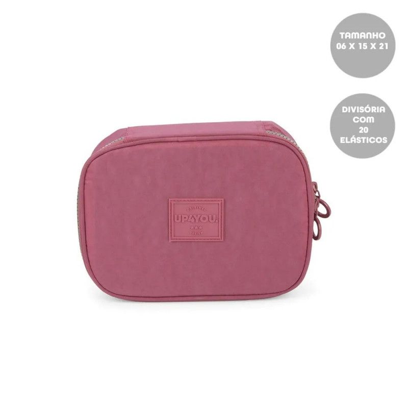 ESTOJO BOX CLINKLE LUXCEL - REF. ET40769UP-VINHO - 1 UNIDADE