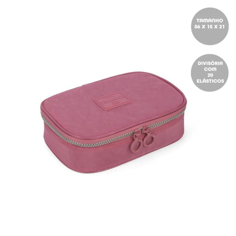 ESTOJO BOX CLINKLE LUXCEL - REF. ET40769UP-VINHO - 1 UNIDADE