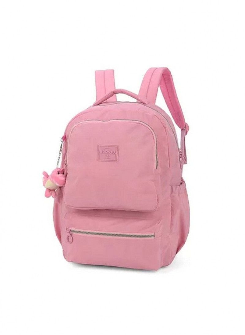 MOCHILA COSTA ROSA CLARO CRINKLE LUXCEL - REF. MJ48985UP - 1 UNIDADE