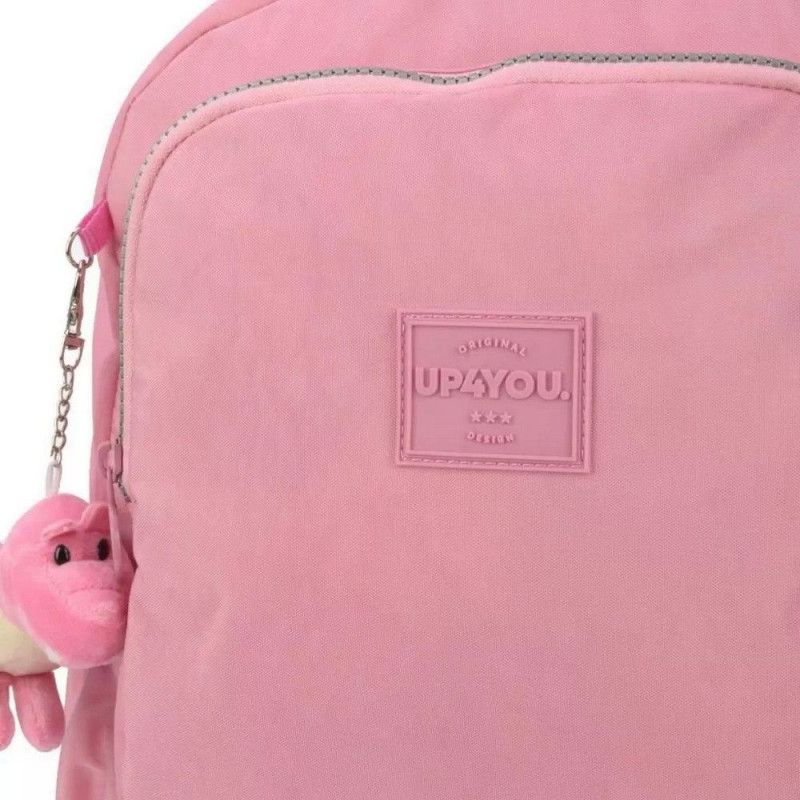 MOCHILA COSTA ROSA CLARO CRINKLE LUXCEL - REF. MJ48985UP - 1 UNIDADE