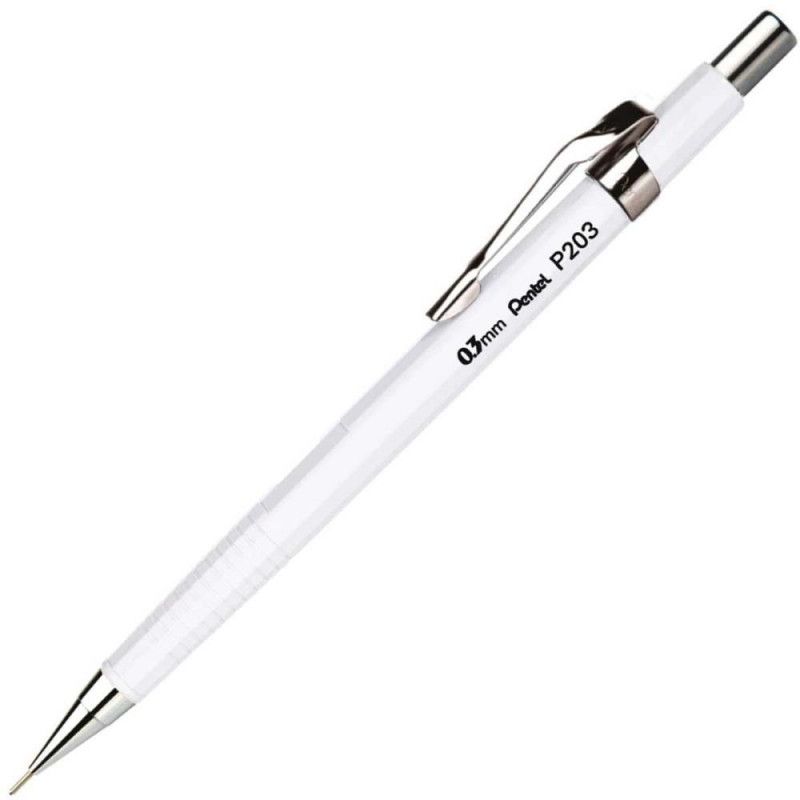 LAPISEIRA 0.3 SHARP BRANCO BLISTER PENTEL - REF. P203-W BRANCO - 1 UNIDADE
