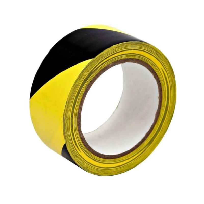 FITA ADESIVA 45MMX30M DEMARCACAO SOLO ZEBRADA - REF. 4038 - PACOTE COM 5 UNIDADES