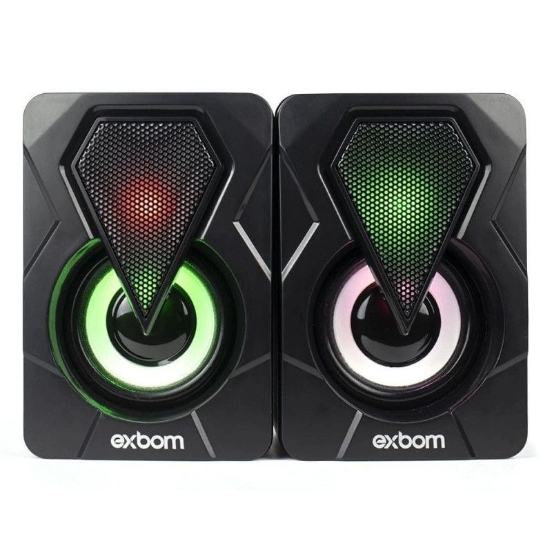 CAIXA DE SOM 6W MULTIMIDIA PARA PC E SMARTPHONE EX BOOM - REF. CS-C20 - 1 UNIDADE