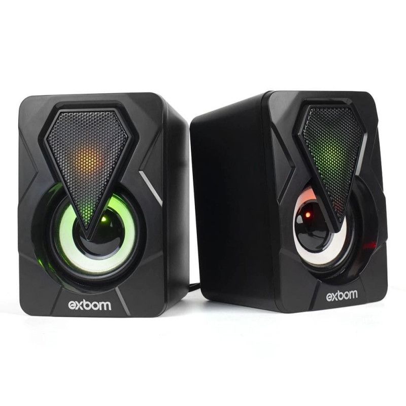 CAIXA DE SOM 6W MULTIMIDIA PARA PC E SMARTPHONE EX BOOM - REF. CS-C20 - 1 UNIDADE