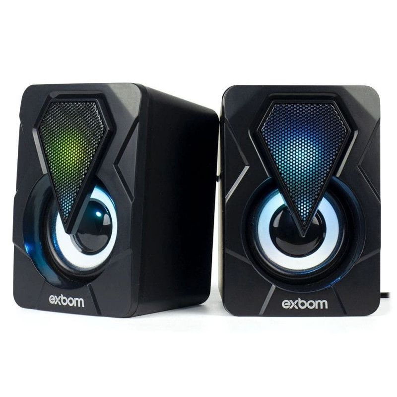CAIXA DE SOM 6W MULTIMIDIA PARA PC E SMARTPHONE EX BOOM - REF. CS-C20 - 1 UNIDADE