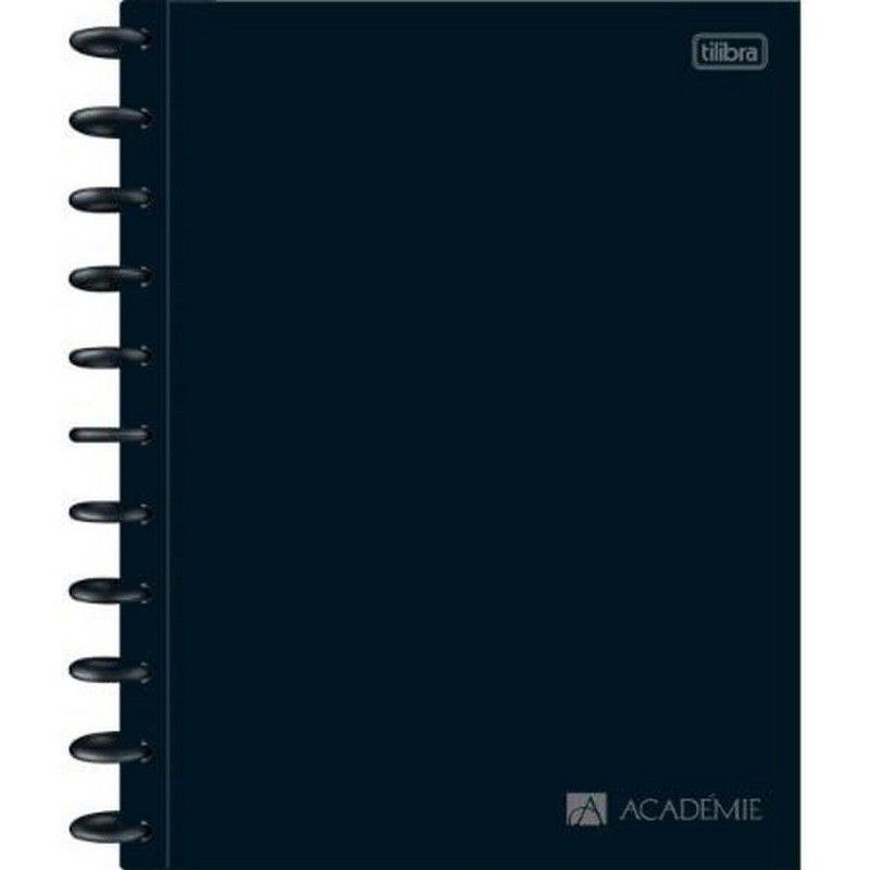 CADERNO 1 MATERIA INTELIGENTE TILIDISCO ACADEMIE PRETO TILIBRA - REF. 34164 - 1 UNIDADE