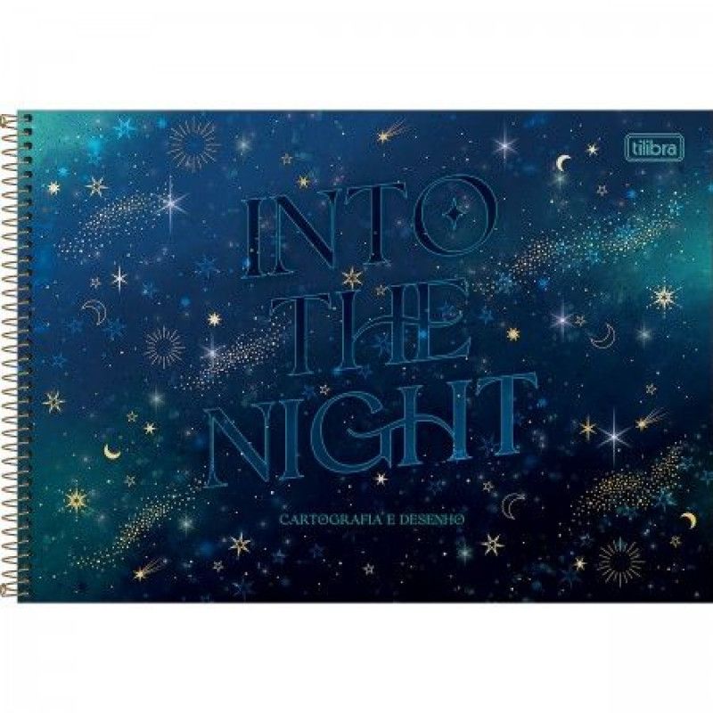 CADERNO CARTOGRAFIA CAPA DURA 80 FOLHAS MAGIC TILIBRA - REF. 33307 - PACOTE COM 4 UNIDADES