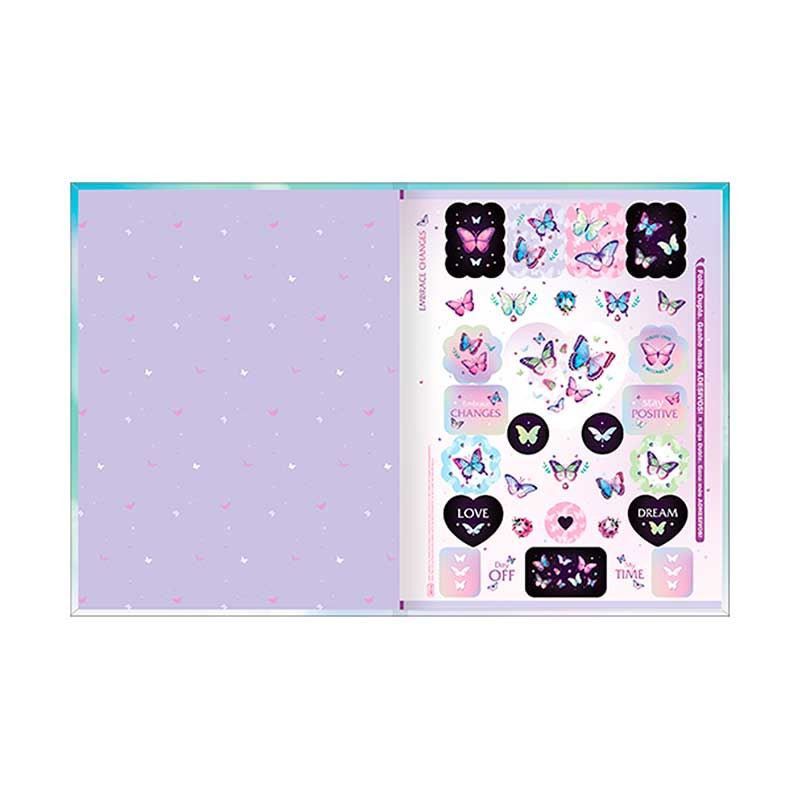 CADERNO BROCHURAO CAPA DURA 80 FOLHAS DAISY TILIBRA - REF. 33279 - PACOTE COM 5 UNIDADES