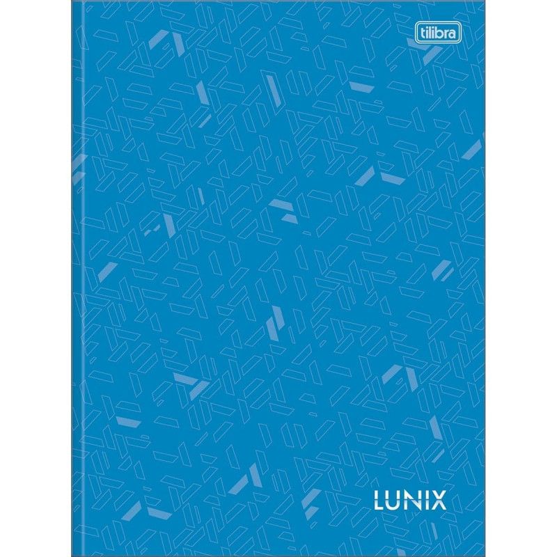 CADERNO BROCHURAO CAPA DURA 80 FOLHAS LUNIX TILIBRA - REF. 34057 - PACOTE COM 5 UNIDADES