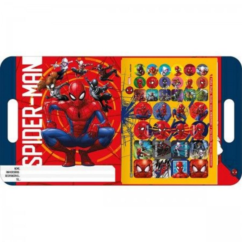 BLOCO DE ATIVIDADES LIVRO SPIDERMAN TILIBRA - REF. 30457 - PACOTE COM 5 UNIDADES
