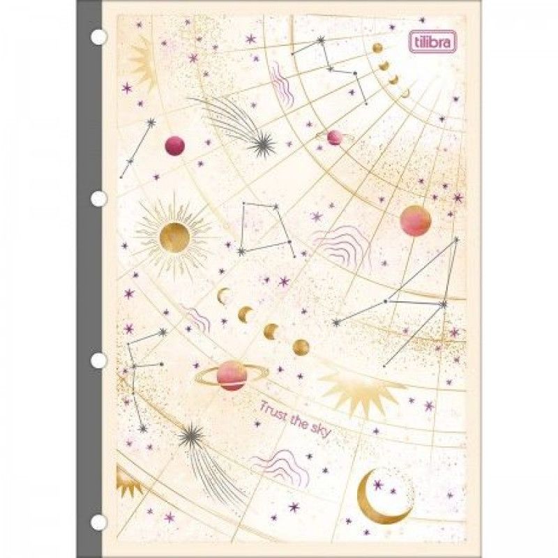BLOCO PARA FICHARIO 80 FOLHAS MAGIC TILIBRA - REF. 33310 - PACOTE COM 5 UNIDADES