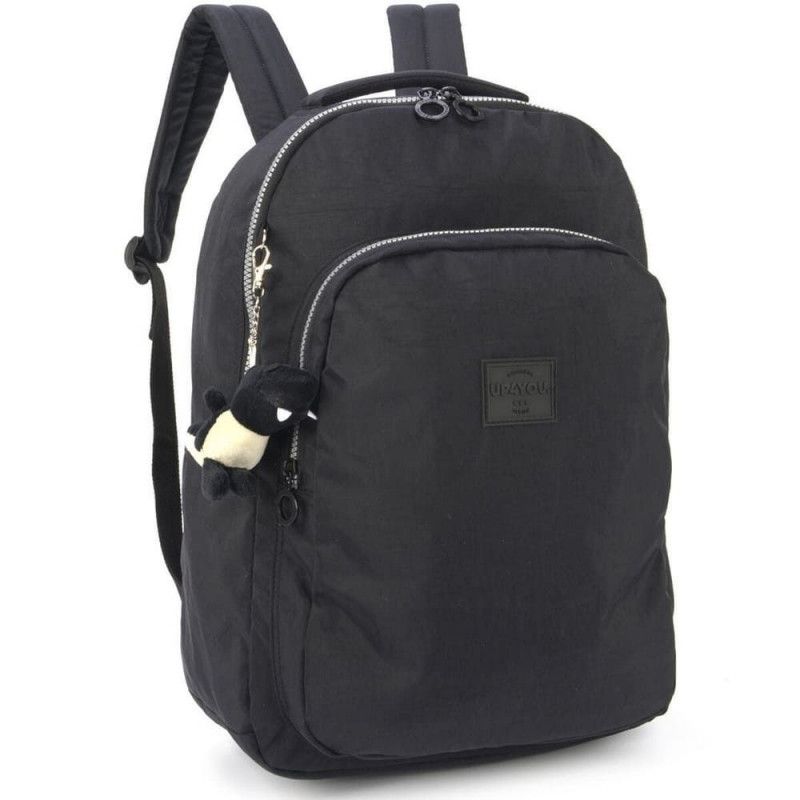 MOCHILA COSTA PRETO CRINKLE LUXCEL - REF. MS46466UP-PTO - 1 UNIDADE