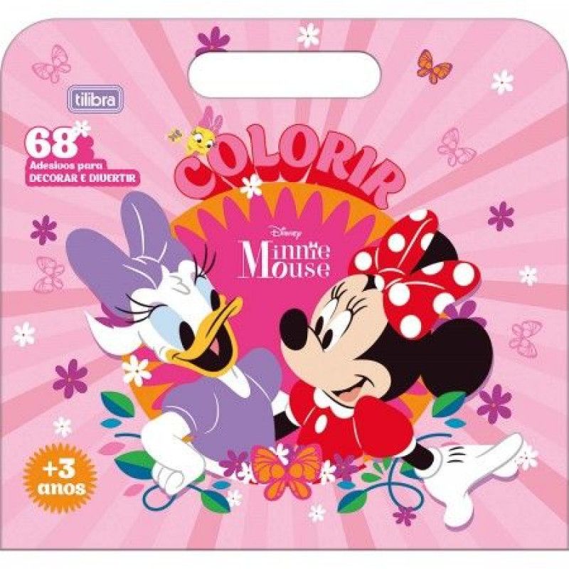 BLOCO DE ATIVIDADES LIVRO MINNIE TILIBRA - REF. 30456 - PACOTE COM 5 UNIDADES