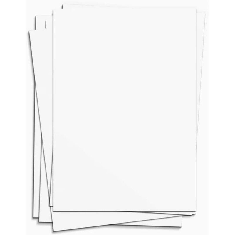 CARTOLINA 120G 50X66CM JUSSARA - BRANCO - PACOTE COM 100 UNIDADES