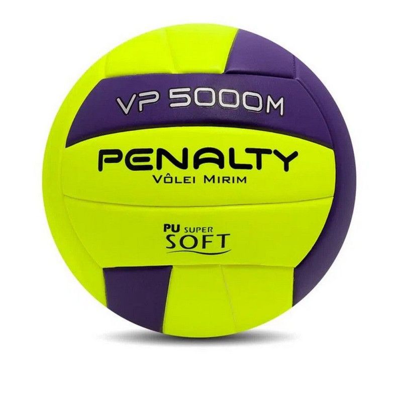 BOLA DE VOLEI VP 5000M X AMARELO-ROXO-PRETO PENALTY - REF. 5212722420-U - 1 UNIDADE