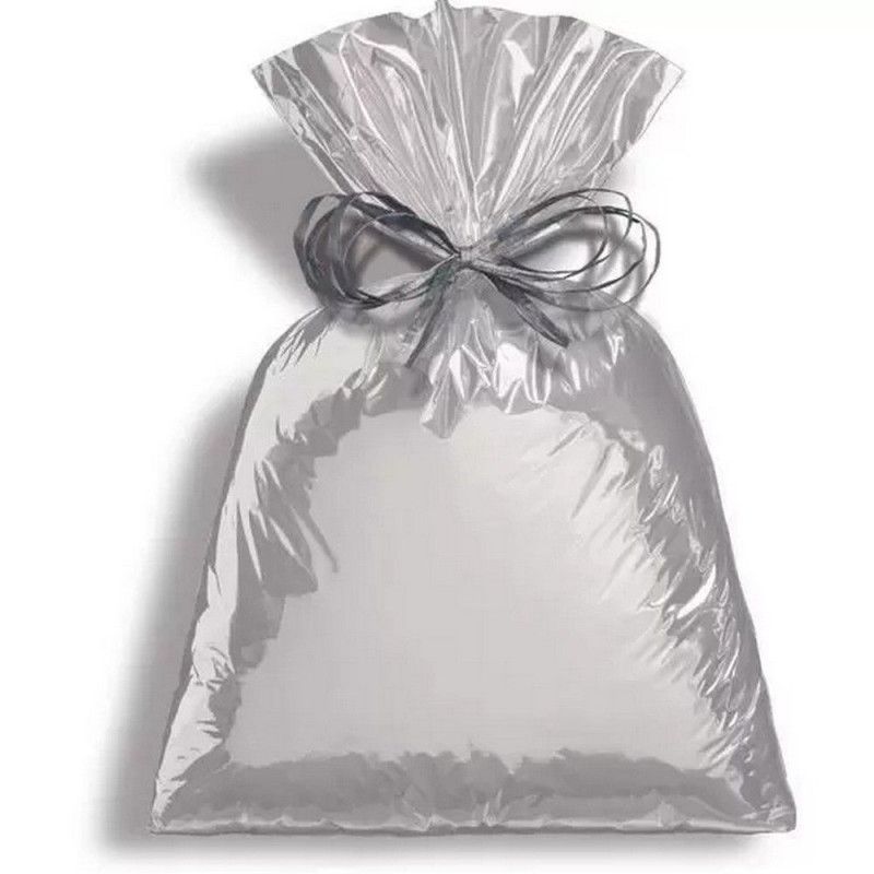 SACO 15X29CM METAL PRATA C/50 CROMUS - 99060706 PACOTE COM 50 UNIDADES