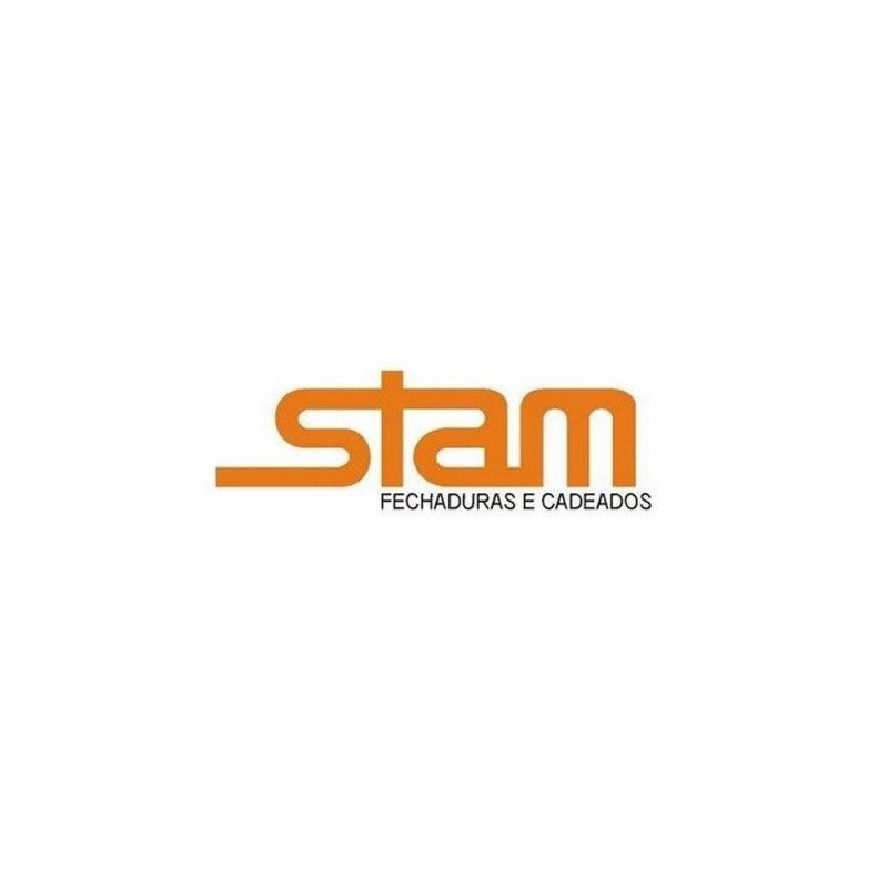 CADEADO 3 DIGITOS 25MM ZAMAC STAM - BRANCO - 1 UNIDADE