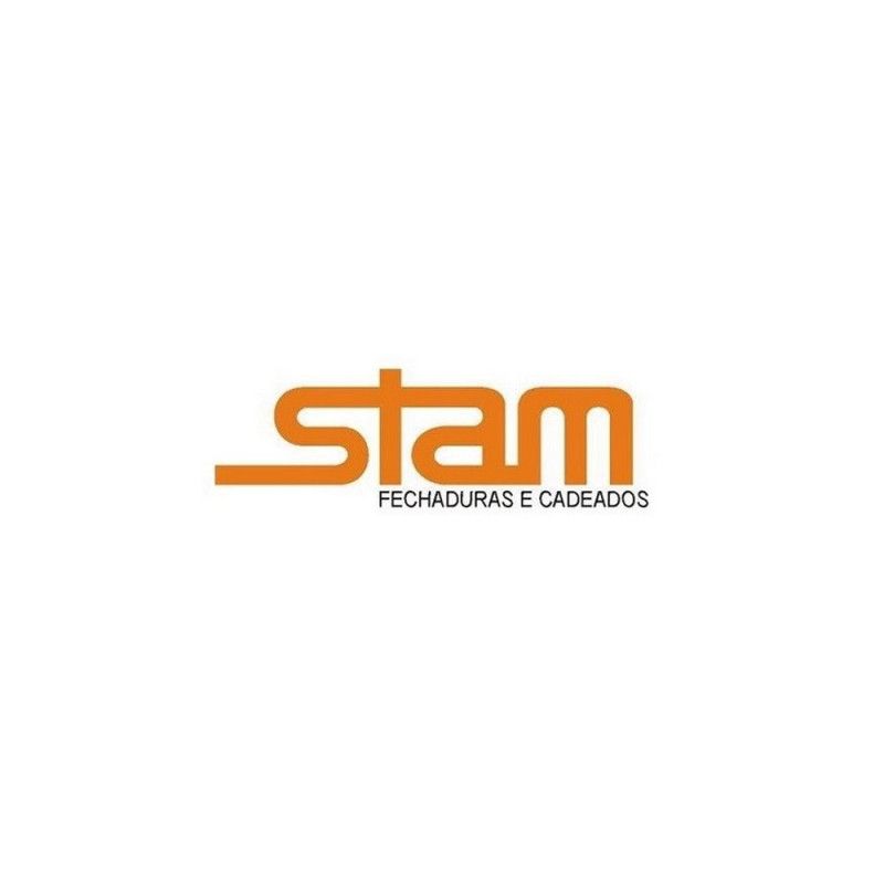 CADEADO 3 DIGITOS 25MM ZAMAC STAM - PRETO - 1 UNIDADE
