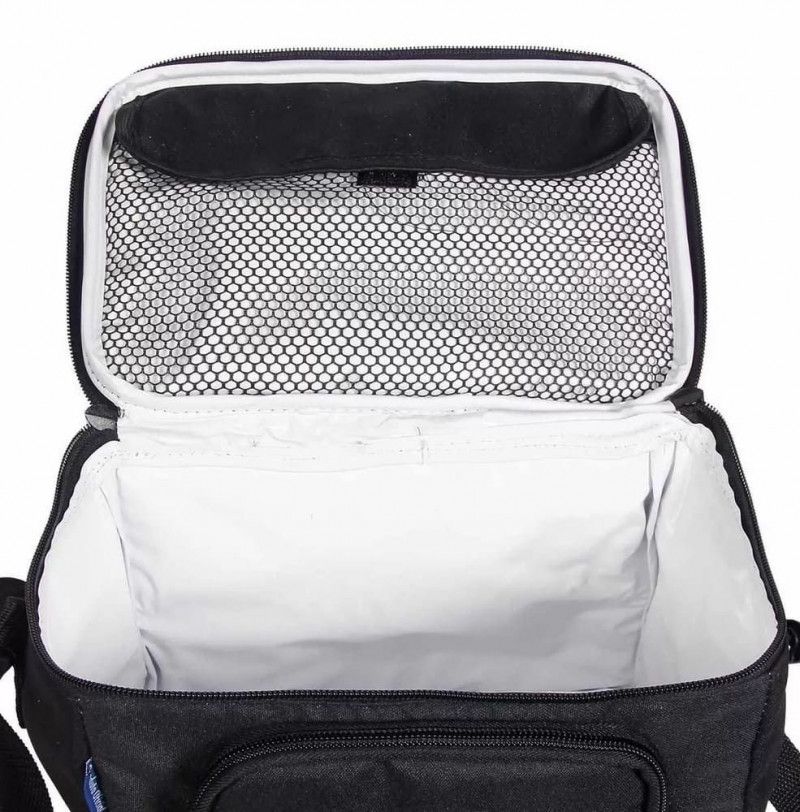 BOLSA TERMICA COM ALCA PRETO CONTAINER - REF. 49241 - 1 UNIDADE