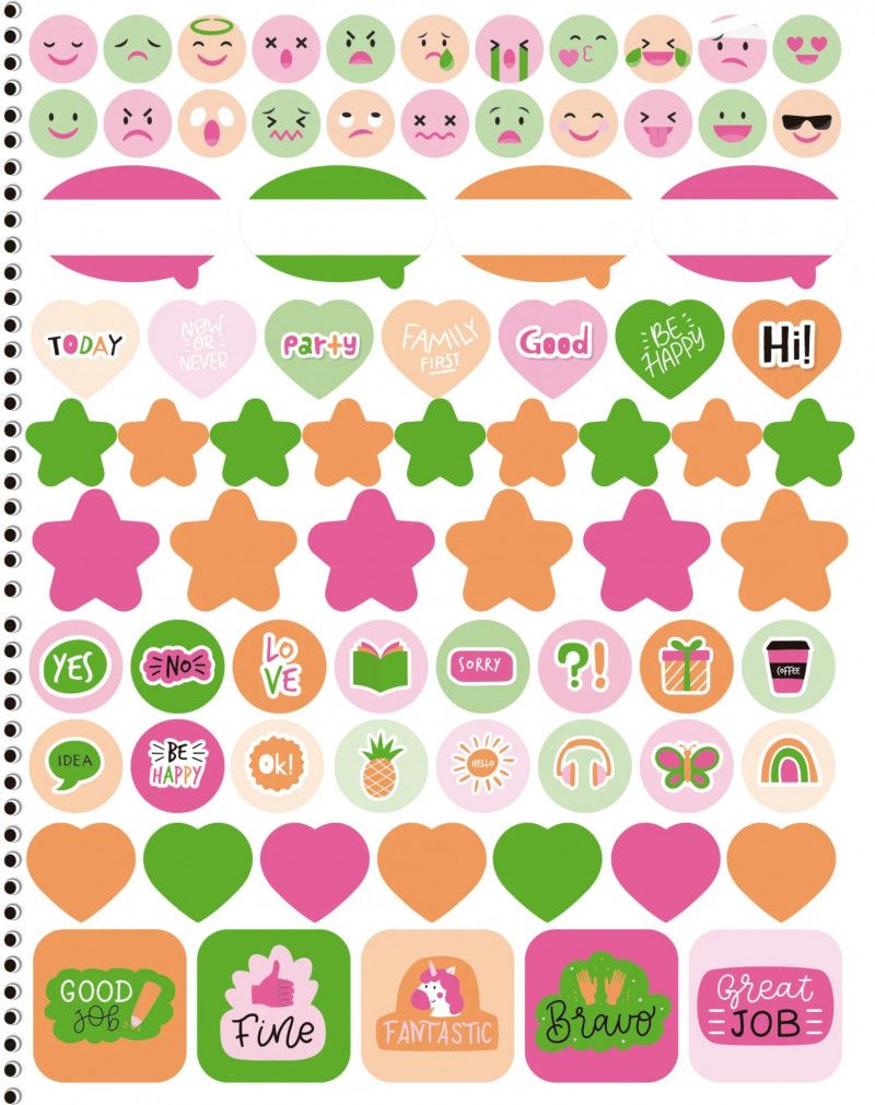 CADERNO 5 MATERIAS CAPA DURA 80 FOLHAS COLEGIAL BE MINE SAO DOMINGOS - REF. 233288 - PACOTE COM 4 UNIDADES