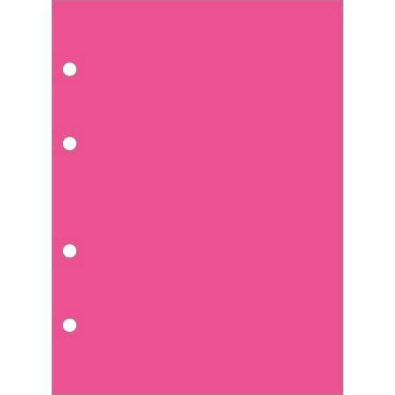 BLOCO PARA FICHARIO 80 FOLHAS COLEGIAL NEON KORI TILIBRA - REF. 34195 - PACOTE COM 5 UNIDADES