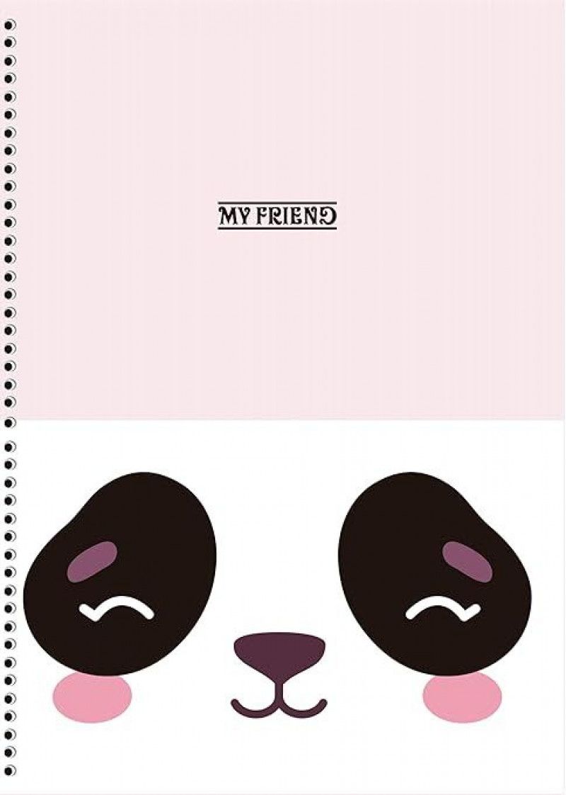CADERNO 1 MATERIA CAPA DURA 80 FOLHAS MY FRIEND SAO DOMINGOS - REF. 233061 - PACOTE COM 4 UNIDADES
