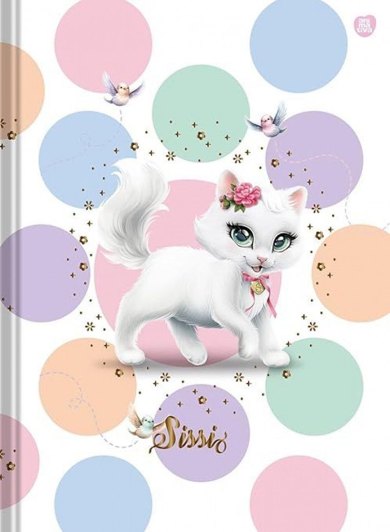 CADERNO BROCHURA 1/4 CAPA DURA 48 FOLHAS SISSI SAO DOMINGOS - REF. 222026 - PACOTE COM 10 UNIDADES
