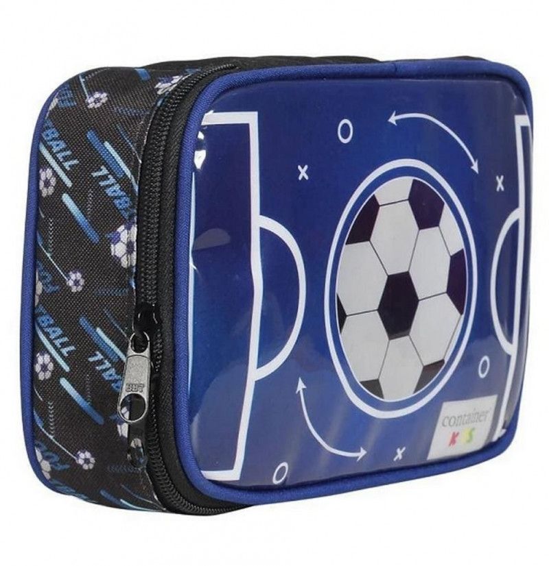 ESTOJO BOX SOFT FUTEBOL CONTAINER - REF. 11938 - 1 UNIDADE
