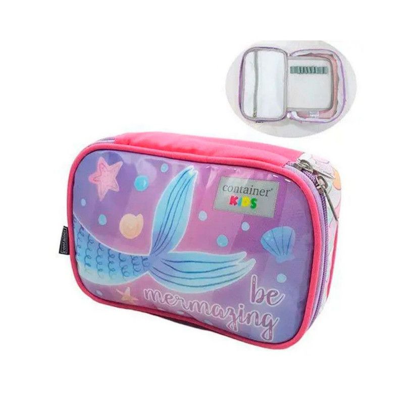ESTOJO BOX SOFT MERMAZING CONTAINER - REF. 11942 - 1 UNIDADE