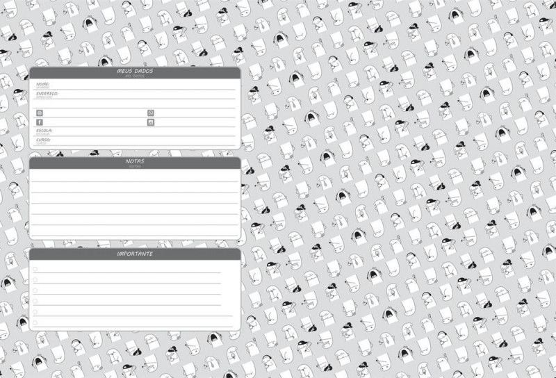 CADERNO CARTOGRAFIA CAPA DURA 80 FOLHAS FLORK JANDAIA - REF. 73610 - PACOTE COM 4 UNIDADES