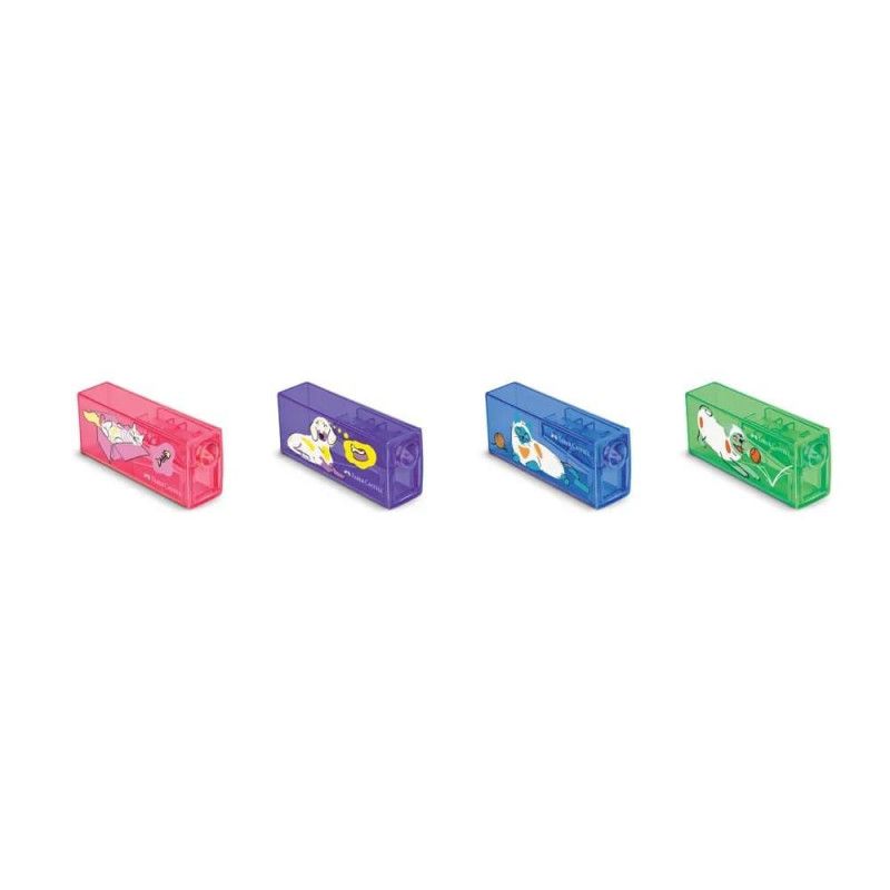 APONTADOR DEPOSITO PETS FABER-CASTELL - REF. 125PETZF - CAIXA COM 25 UNIDADES