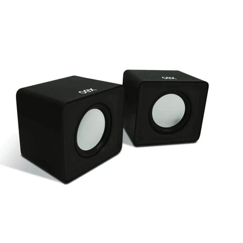 CAIXA DE SOM 3W MULTIMIDIA SPEAKER CUBE OEX - REF. SK102 - 1 UNIDADE