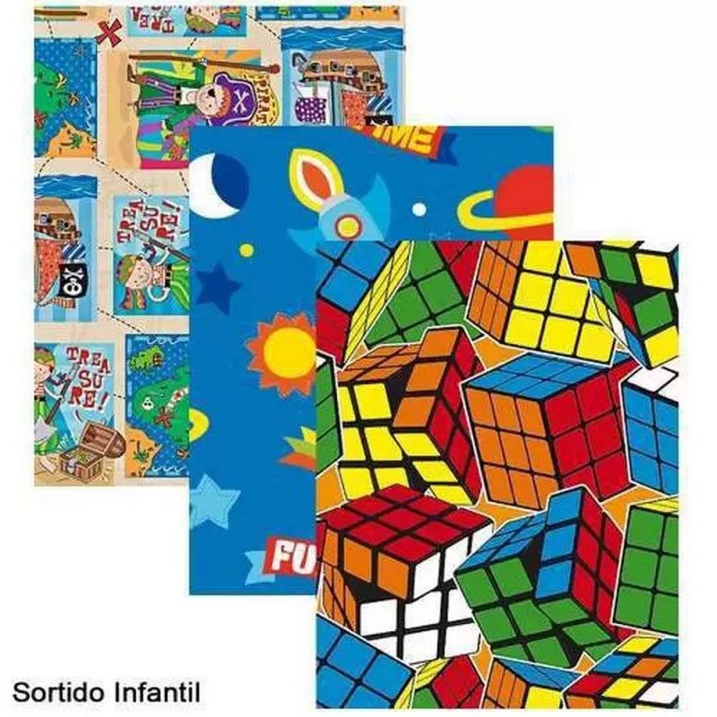 SACO 25X37CM METAL SORTIDO INFANTIL CROMUS - REF. 99003132 - PACOTE COM 50 UNIDADES