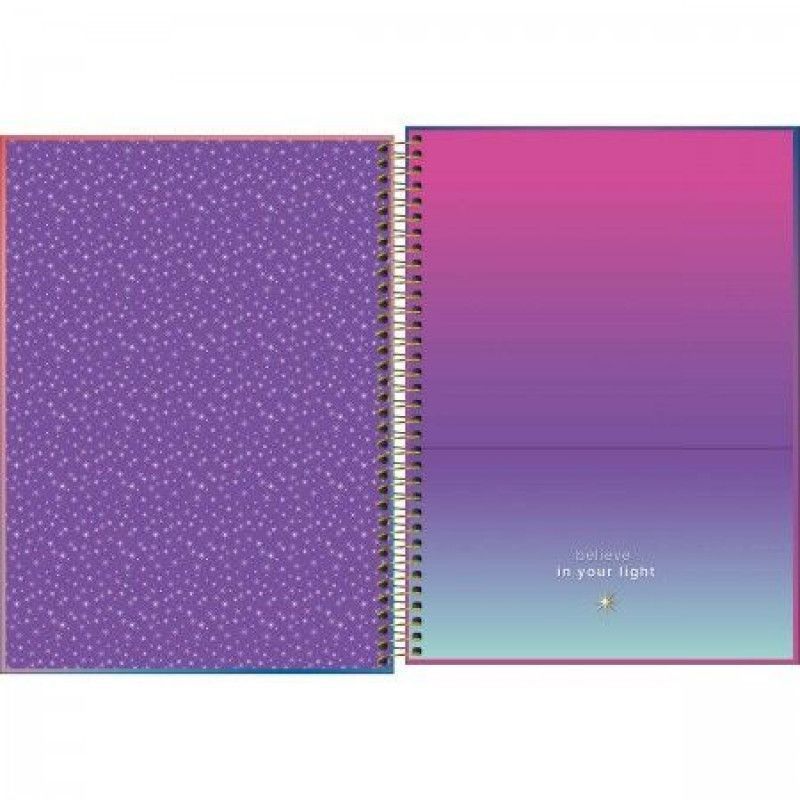 CADERNO 10 MATERIAS CAPA DURA 160 FOLHAS GREAT TILIBRA - REF. 34254 - PACOTE COM 4 UNIDADES