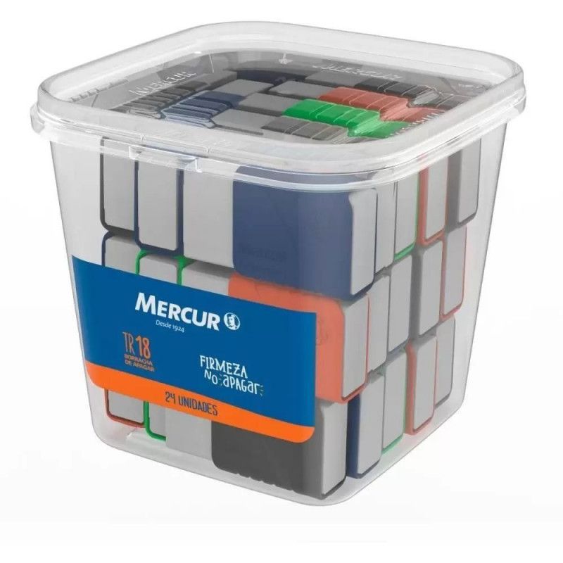 BORRACHA TR 18 MERCUR - REF. B01010601072 - PACOTE COM 24 UNIDADES
