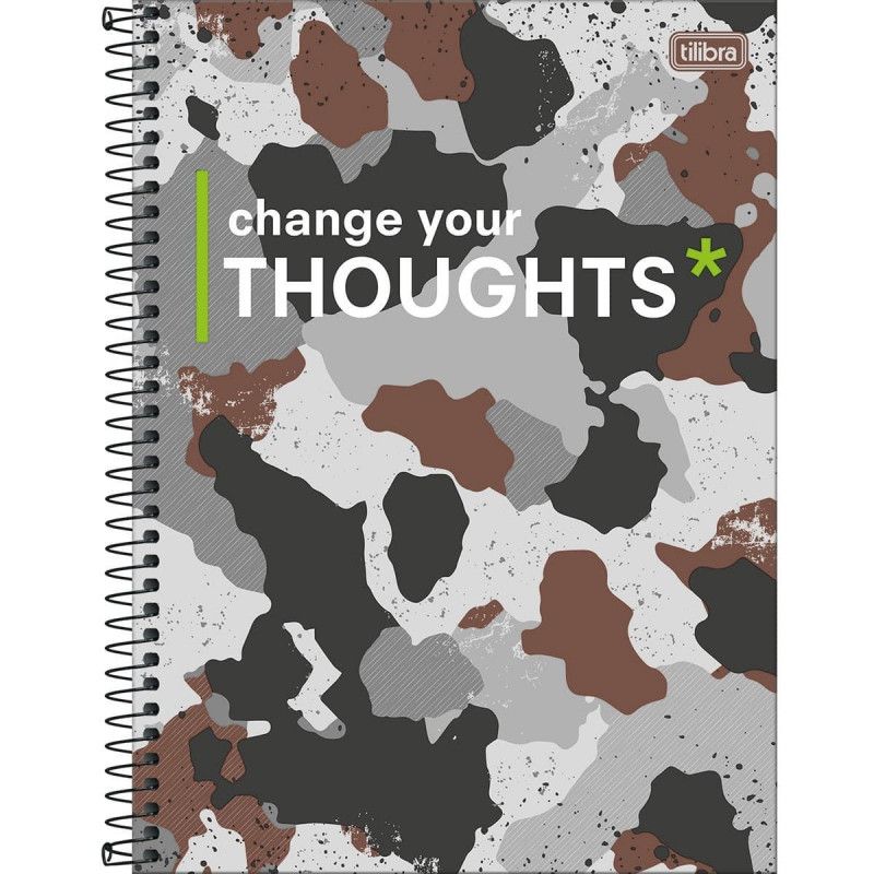 CADERNO 1 MATERIA CAPA DURA 80 FOLHAS HIDE TILIBRA - REF. 29438 - PACOTE COM 4 UNIDADES