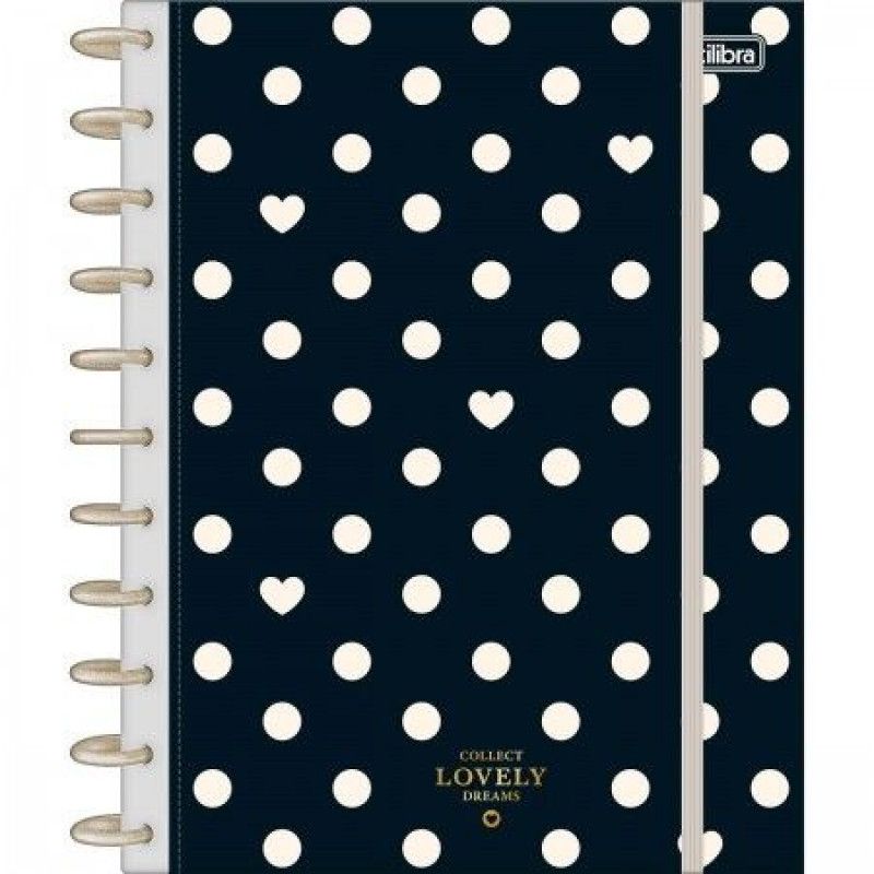 CADERNO 10 MATERIAS INTELIGENTE DISCO WEST VILLAGE TILIBRA - REF. 34135 - 1 UNIDADE