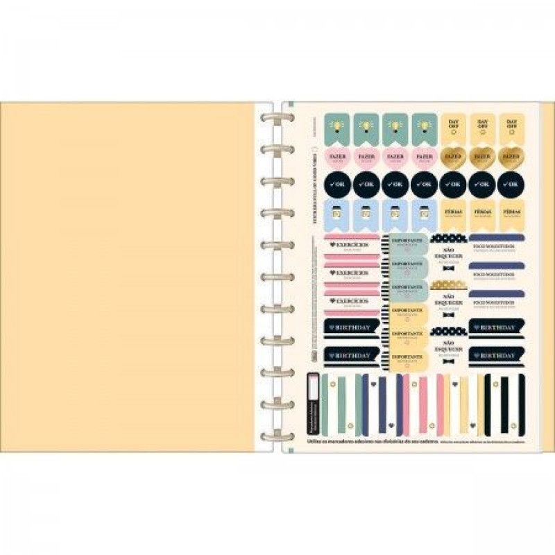 CADERNO 10 MATERIAS INTELIGENTE DISCO WEST VILLAGE TILIBRA - REF. 34135 - 1 UNIDADE