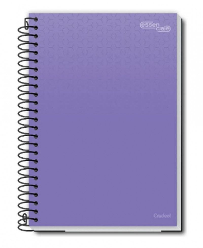 CADERNO 20 MATERIAS CAPA DURA 280 FOLHAS ESSENCIALE CREDEAL - REF. 277225 - PACOTE COM 2 UNIDADES