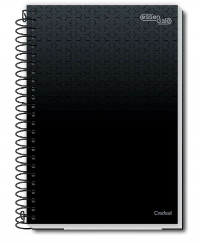 CADERNO 20 MATERIAS CAPA DURA 280 FOLHAS ESSENCIALE CREDEAL - REF. 277225 - PACOTE COM 2 UNIDADES