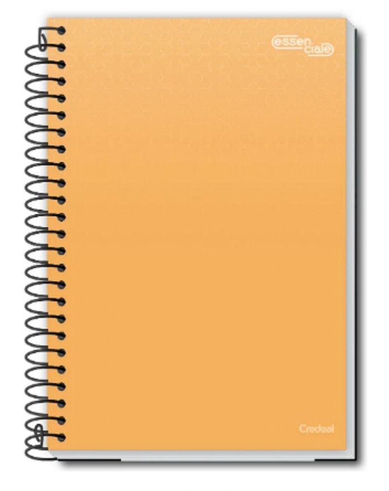 CADERNO 20 MATERIAS CAPA DURA 280 FOLHAS ESSENCIALE CREDEAL - REF. 277225 - PACOTE COM 2 UNIDADES