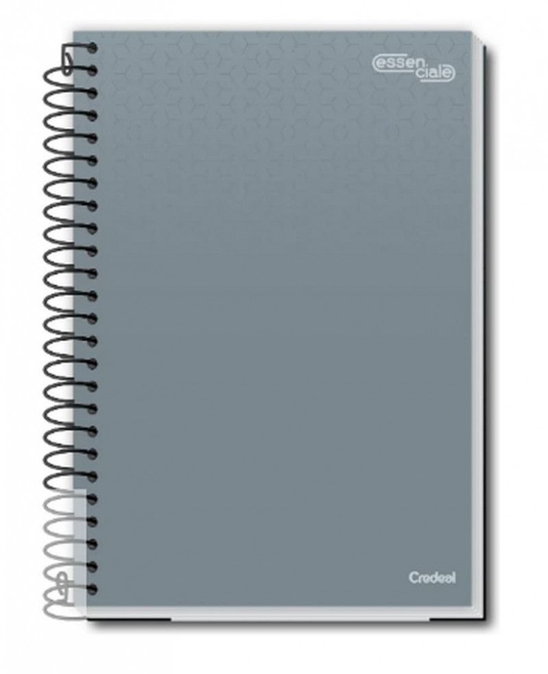 CADERNO 20 MATERIAS CAPA DURA 280 FOLHAS ESSENCIALE CREDEAL - REF. 277225 - PACOTE COM 2 UNIDADES