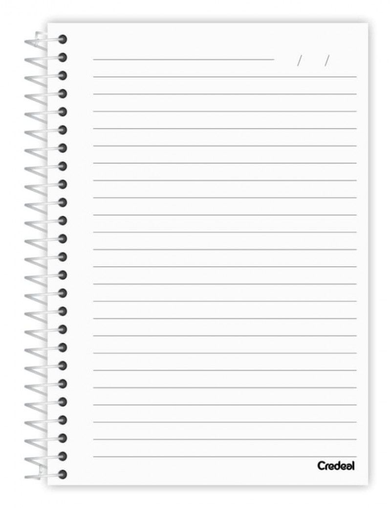 CADERNO 20 MATERIAS CAPA DURA 280 FOLHAS ESSENCIALE CREDEAL - REF. 277225 - PACOTE COM 2 UNIDADES