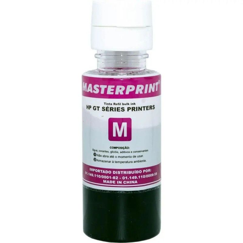 TINTA HP COMPATIVEL 70ML GT MASTERPRINT - MAGENTA 1 UNIDADE