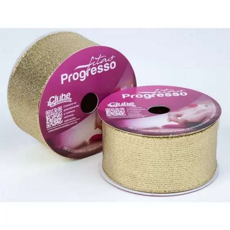 FITA METALIZADA 38MM COM 10M PROGRESSO - REF. M007-038 203 - 1 UNIDADE