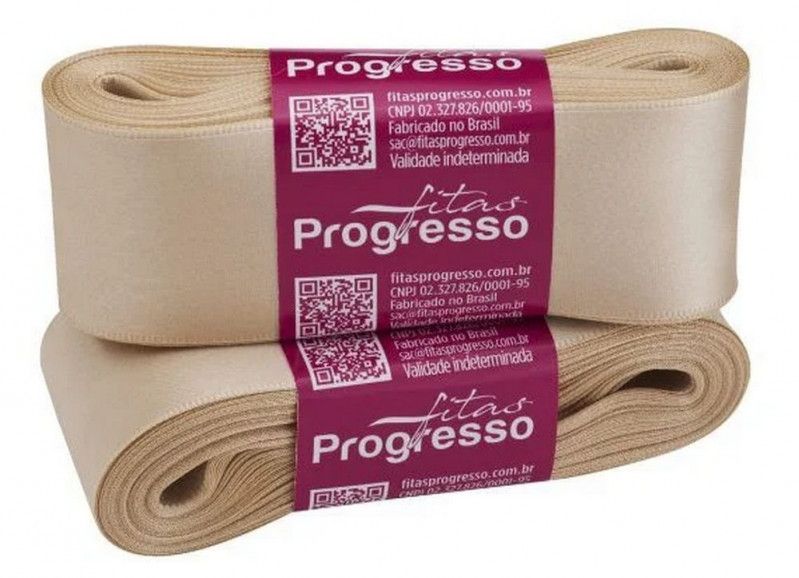 FITA DE CETIM 38MM COM 10M PROGRESSO - REF. CF009 236 - 1 UNIDADE