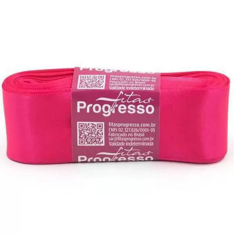 FITA DE CETIM 38MM COM 10M PROGRESSO - REF. CF009 279 - 1 UNIDADE